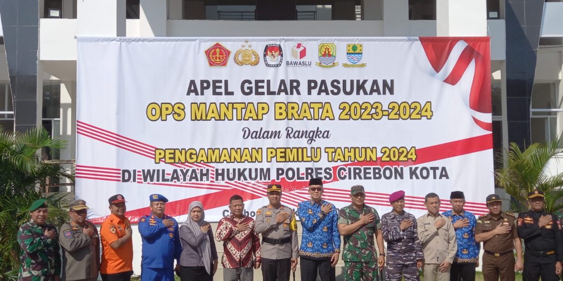 Kawal Pemilu Polres Ciko Gelar Operasi Mantap Brata Cirebon Bagus