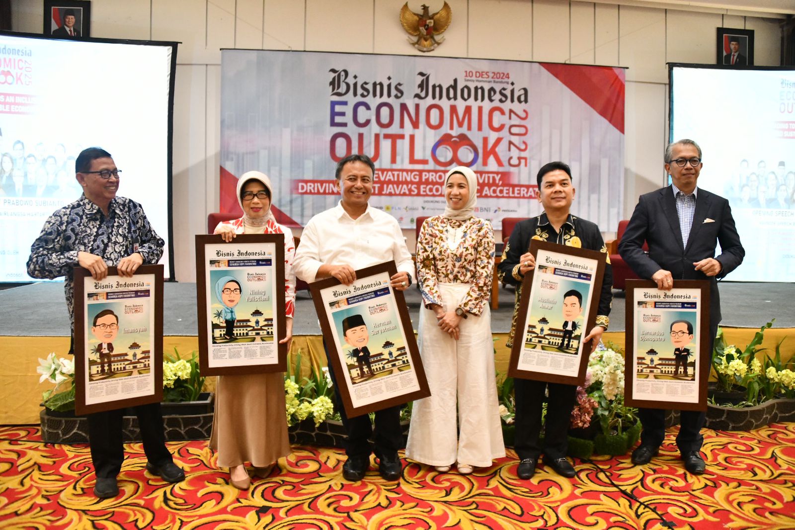 Bisnis Indonesia Economic Outlook 2025, Sekda Herman Suryatman